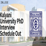 Kalyani University PhD Interview Schedule Out
